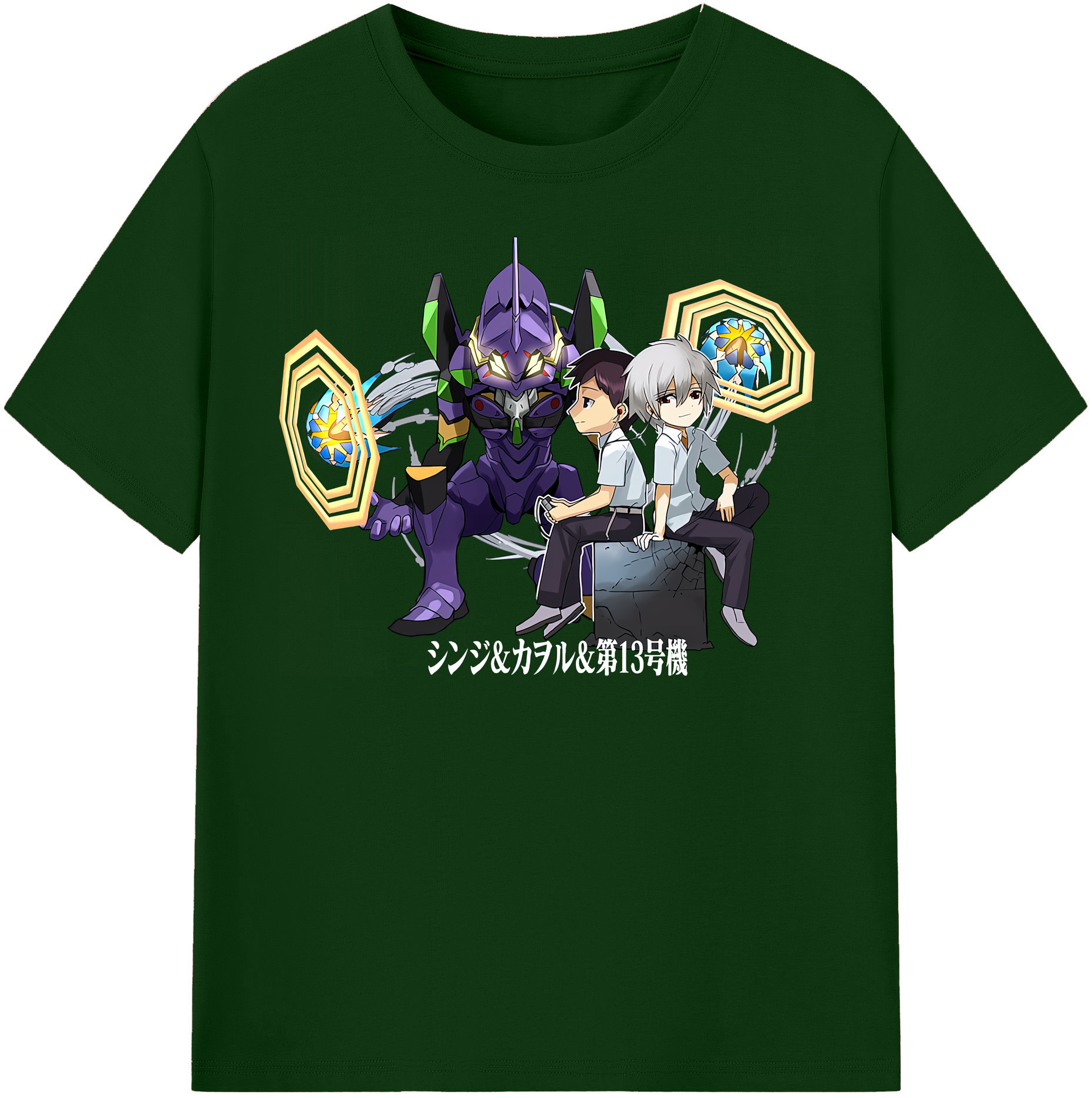 （画像用） EVA 新世紀エヴァンゲリオン 綿100％半袖Tシャツ（フロントプリント）